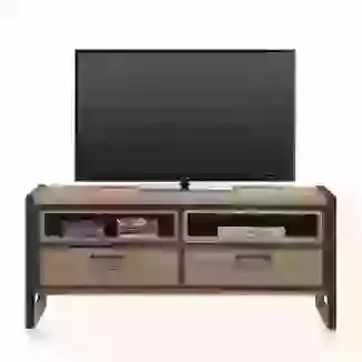 Habufa Metalo 140cm TV Unit Industrial Style